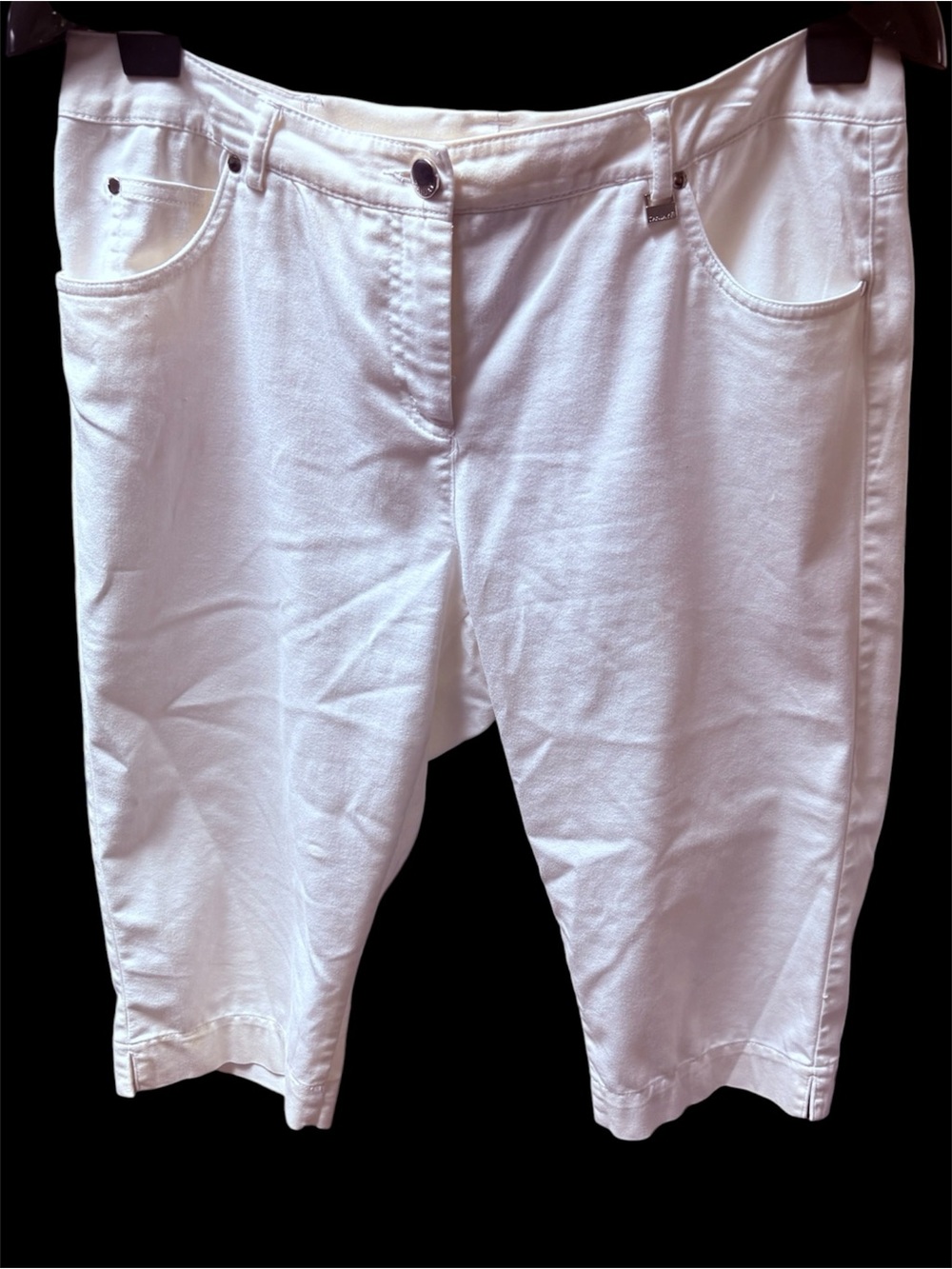 TanJay Petite Cream Bermuda Shorts, 8P
